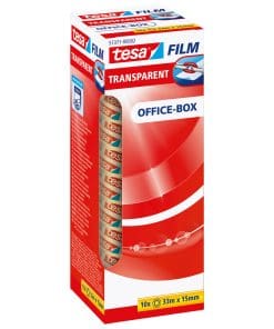 Alternative view of tesafilm® transparent, 10 Rollen, Office Box, 33m x 15mm