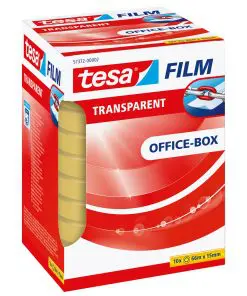 Alternative view of tesafilm® transparent, 10 Rollen, Office Box, 66m x 15mm