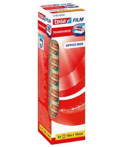 Alternative view of tesafilm® transparent, 8 Rollen, Office Box, 10m x 19mm