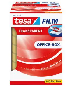 Alternative view of tesafilm® transparent, 8 Rollen, Office Box, 66m x 19mm