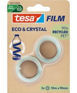 Alternative view of tesafilm® Eco & Crystal, 10m x 19mm, Blister 2er-Pack