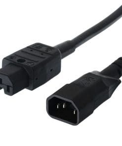 Bachmann Netzkabel C14 Stecker/ C15 Buchse 2m
