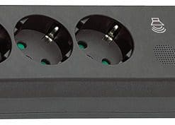 Brennenstuhl ÜSS Secure-Tec Akustik, 6-fach, anthrazit, 3m