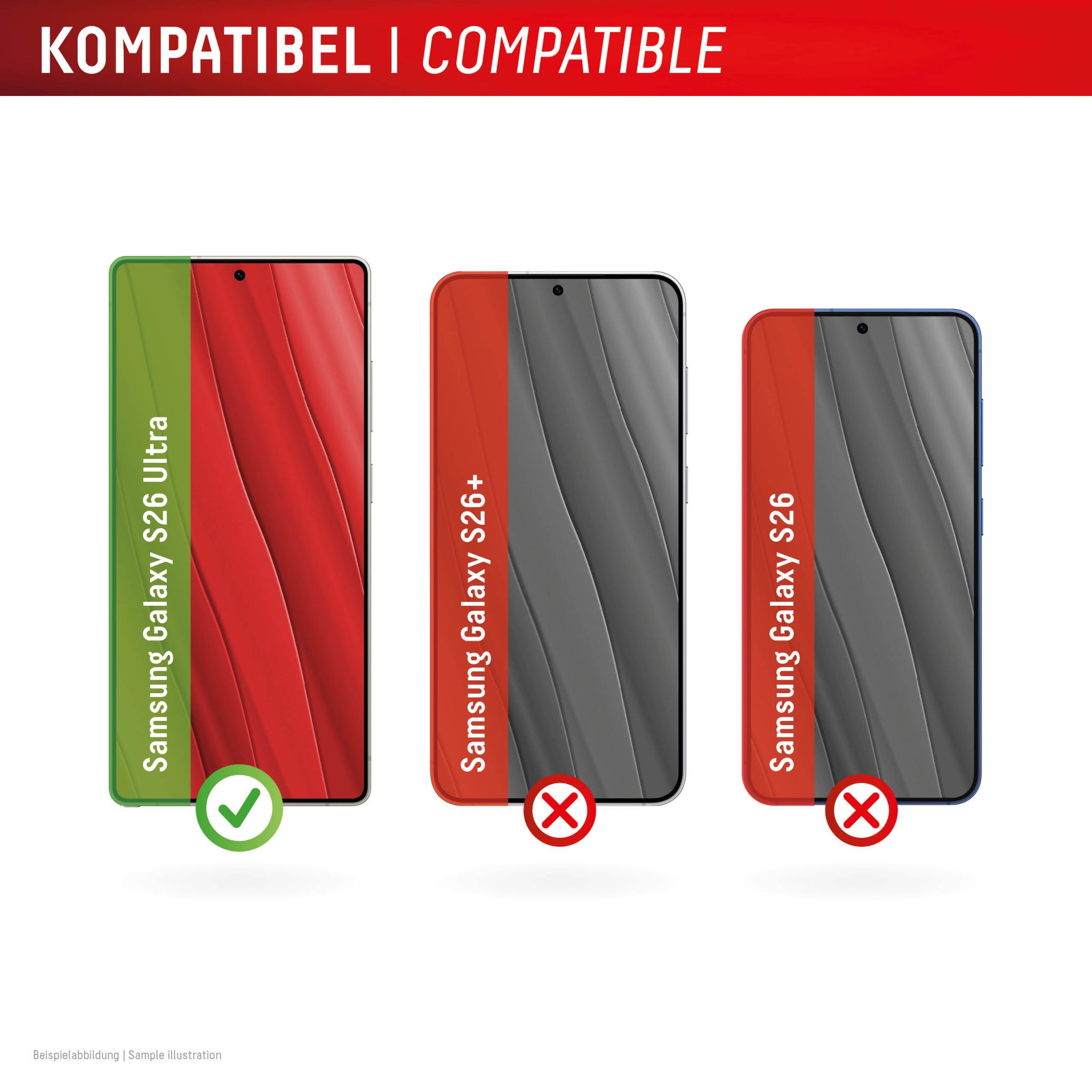 DISPLEX Premium Panzerglas vollflächig Antireflex für Samsung Gal. S26 Ultra DISPLEX Premium Panzerglas vollflächig Antireflex für Samsung Gal. S26 Ultra – Bild 7