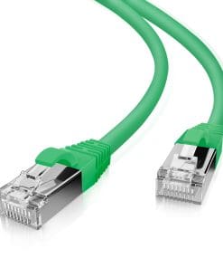 helos Cat.5e Patchkabel SF/UTP AWG 26 grün 0,5 m