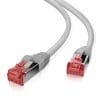 4 x 2 x AWG 27, geschirmt , 100% Vollkupfer , Cat 6, 250 MHz , schmale Knickschutztülle und Rastnasenschutz , mit Längenbezeichnung , Gigabit geeignet , PoE-fähig , halogenfreier LSZH-Mantel , umweltfreundliche Umverpackung , 25 Jahre Garantie Normen: - ISO/IEC 11801:2017 ClassE - EN 50173 ClassE - ANSI/TIA 568.2-D Cat.6 - Steckverbinder (IEC 60603-7) - Raucharm (IEC 61034) - Halogenfrei (IEC 60754-2) - flammwidrig (IEC60332-1-2) - unterst´b4fctzt IEEE 802.3af,IEEE 802.3at,IEEE 802.3bt (sprich PoE,PoE+,PoE++) - Fluke Channel Test ISO 11801 channel Class E
