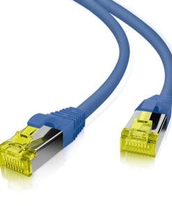 helos Patchkabel Cat.6a GHMT AWG 26/7 blau 10,0m