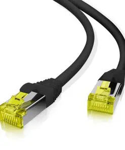 helos Patchkabel Cat.6a GHMT AWG 26/7 schwarz 5,0m