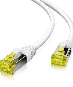 helos Patchkabel Cat.6a GHMT AWG 26/7 weiss 1,0m