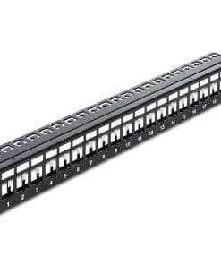 Delock 19" Keystone Patchpanel 24 Port mit Schiene