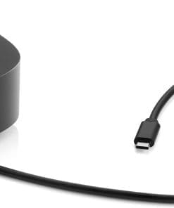 HP USB-C Dockingstation G5 100W Seien Sie mit nur einem Kabel schnell einsatzbereit und verbinden Sie Ihr USB-C-fähiges Notebook mit Ihren Displays, Geräten und kabelgebundenen Netzwerken mit der vielseitigen, eleganten und platzsparenden HP USB-C-Dockingstation G5.