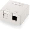 equip Aufputzgehäuse für Keystone Jack (2-Ports) weiß
