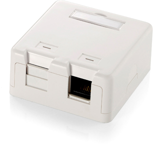 equip Aufputzgehäuse für Keystone Jack (2-Ports) weiß equip Aufputzgehäuse für Keystone Jack (2-Ports) weiß
