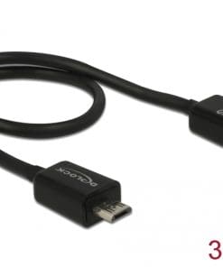 Delock Power Sharing Kabel Micro USB-B Stecker > Micro USB-B Stecker OTG