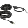 Delock Kabel USB 2.0 Typ-A Stecker > USB 2.0 Typ-B Stecker 20 m