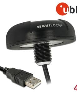 Navilock GNSS Beidou Galileo Glonass GPS NL-8004U u-blox 8 USB roofmount 4,5 m