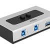 Delock Switch 2-port USB 3.0 manuell bidirektional