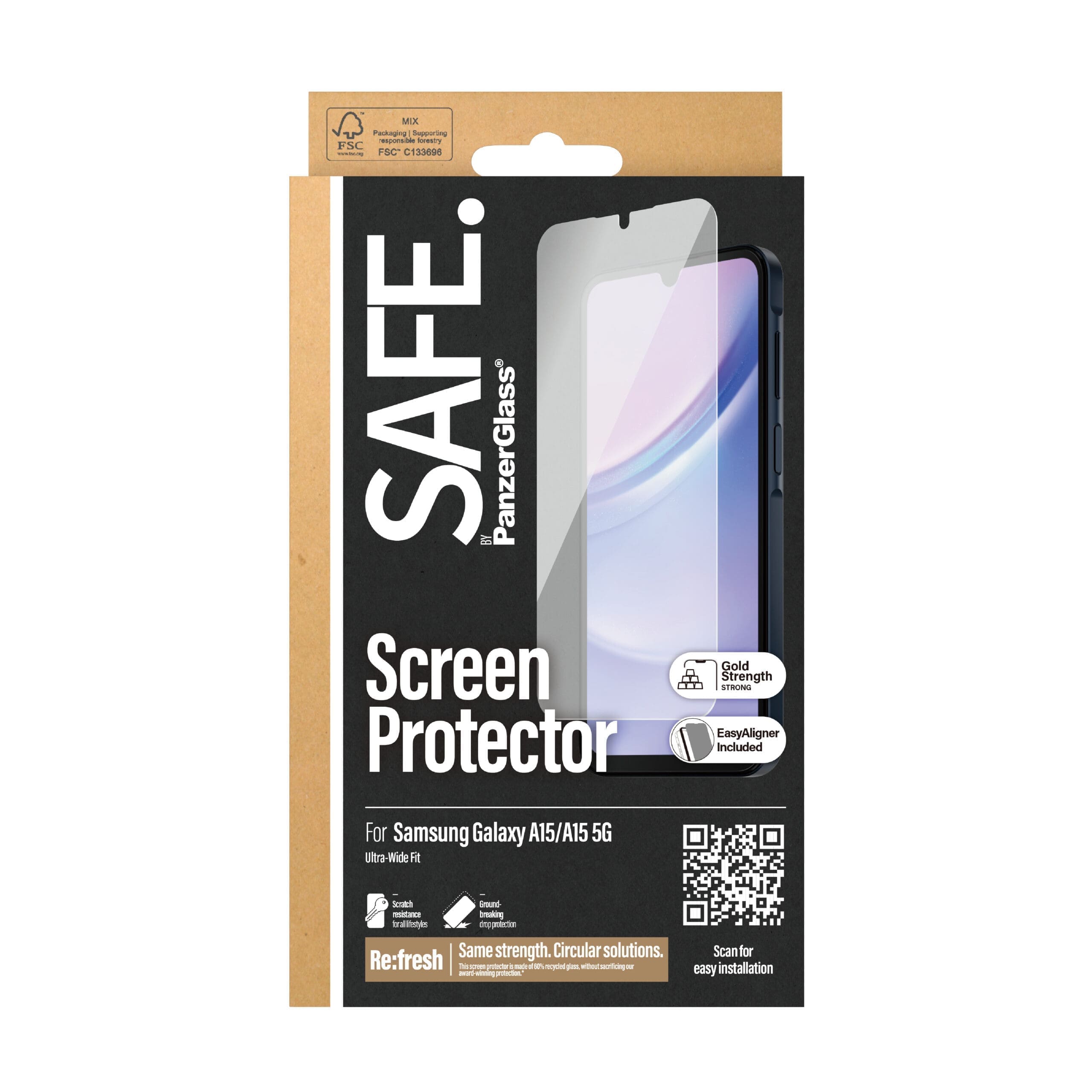 SAFE. by PanzerGlass Samsung A15, A15 5G, UWF SAFE. by PanzerGlass Samsung A15, A15 5G, UWF – Bild 3