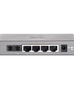 Alternative view of LevelOne FEU-0511 4 Port Fast Ethernet Switch + 1 MMF SC