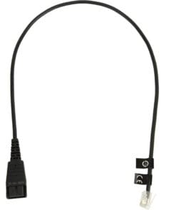 JABRA Kabelunterteil QD auf RJ10 (Regel-Belegung, 0,5m glatt)