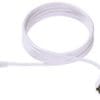 Bachmann Schutzkontaktverlängerung 3polig, H05VV-F 3G1,50mm², 5m, weiss, Verlängerung 3polig, 5m, weiß H05VV-F 3G1,50mm², ohne Kinderschutz Seite 1: Schutzkontakt-Winkelstecker Seite 2: Schutzkontakt-Kupplung im Bachmann Polybeutel mit Etikett