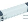 Bachmann Halteblech Edelstahl gerade Kaltgerätzuleitung 2,5m H05VV-F 3G1,00mm² schwarz S1. Kaltgerätestecker C14 S2 Kaltgerätebuchse C13 verpackt im Karton