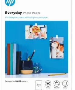 HP Everyday-Fotopapier, glänzend - 100 Blatt/10 x 15 cm