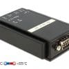 Delock Konverter Ethernet LAN > RS232 Sub-D 9 Pin Eingang: 1 x TOSLINK Buchse S/PDIF 1 x Koaxial Buchse S/PDIF Ausgang: 2 x Cinch Buchse 1 x 3,5 mm 3 Pin Klinkenbuchse