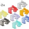 Delock Netzwerk RJ45 Reparatur Clip 16 Stück Starter Set