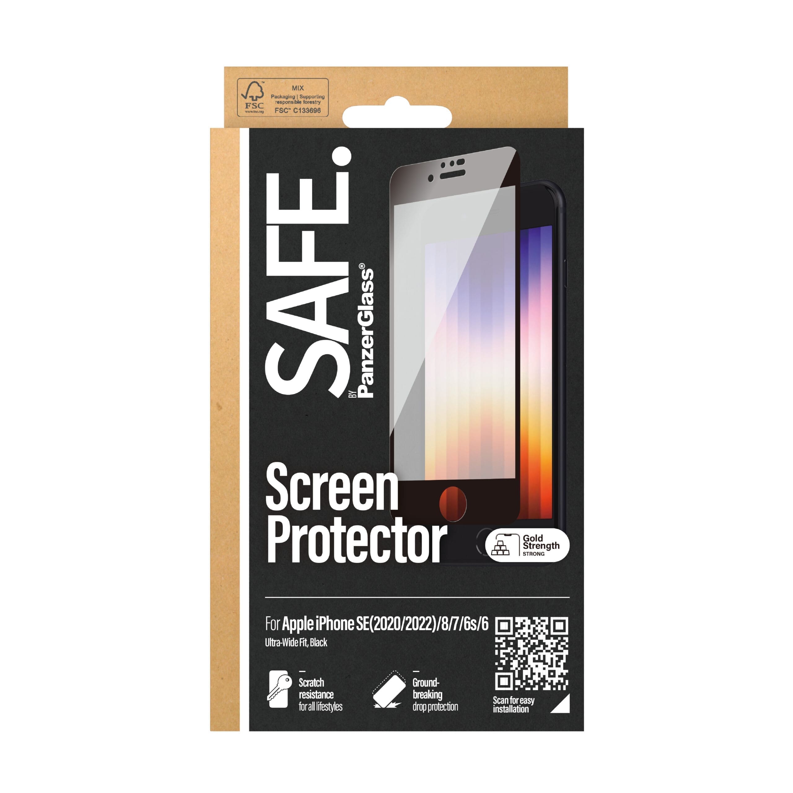 SAFE.Panzerglass Apple iPhone 6/6s/7/8/SE 2020, 2022 UWF SAFE.Panzerglass Apple iPhone 6/6s/7/8/SE 2020, 2022 UWF – Bild 3