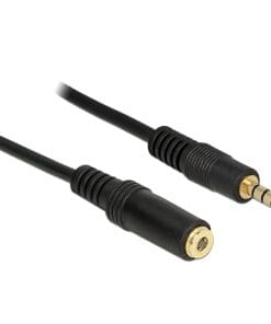 Delock Verlängerungskabel Audio Klinke 3,5 mm Stecker / Buchse IPhone 4 Pin 3 m