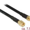 Delock Antennenkabel SMA Stecker > SMA Buchse CFD200 7,5 m low loss