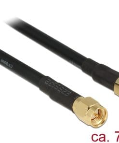 Delock Antennenkabel SMA Stecker > SMA Buchse CFD200 7,5 m low loss