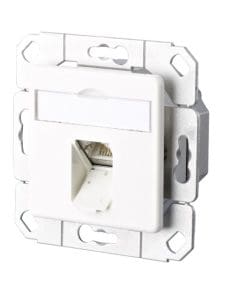 METZ CONNECT E-DAT C6A 1 Port UPk reinweiß