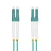 helos LWL OM3 Patchkabel Duplex LSZH 3,0mm LC/LC aqua 15,0m