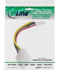 Alternative view of InLine® Stromadapter, 13,34cm (5,25") Buchse zu 8,89cm (3,5") Stecker, 6cm