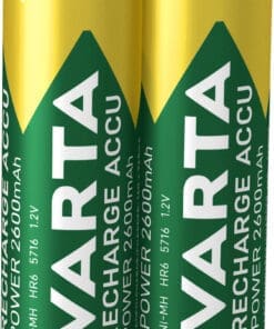 VARTA Rechargeable Akku AA Mignon 2er 2600mAh (Entladeschutz)