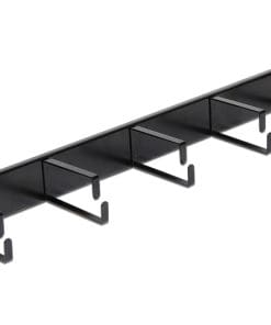 Delock 19" Kabelmanagement-Panel 1HE schwarz