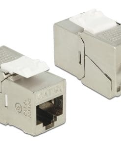 Delock Keystone RJ45 Buchse > LSA werkzeugfrei Cat.6A