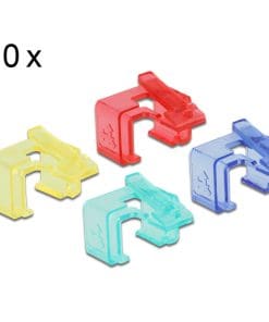 Delock Netzwerk RJ45 Reparatur Clip Set 40 Stück
