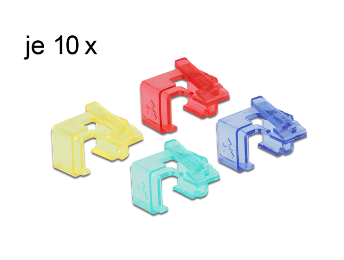 Delock Netzwerk RJ45 Reparatur Clip Set 40 Stück Delock Netzwerk RJ45 Reparatur Clip Set 40 Stück