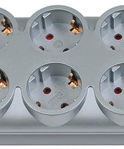 Brennenstuhl Primera-Line Steckdosenleiste Duo 10-fach silber, 2m