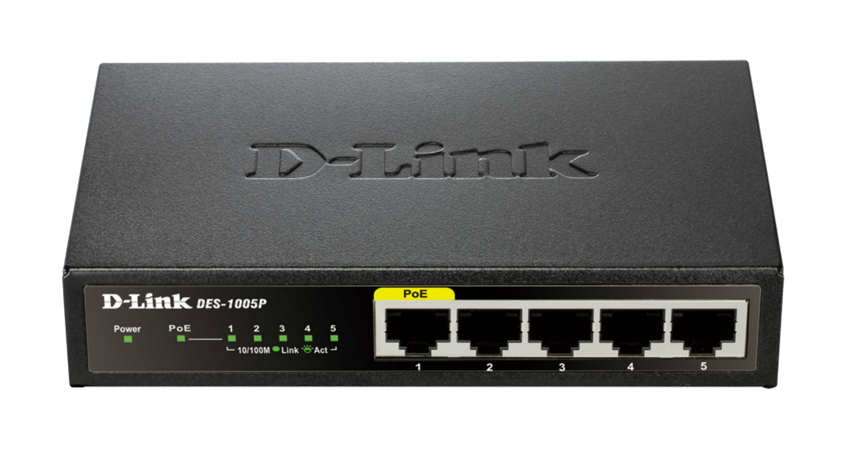 D-Link DES-1005P 5-Port Layer2 PoE Fast Ethernet Switch D-Link DES-1005P 5-Port Layer2 PoE Fast Ethernet Switch