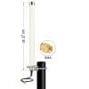 Delock Antenne LTE SMA 2,5 - 6 dBi omnidirektional starr schwarz