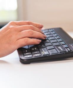 BakkerElkhuizen Goldtouch Travel Go2 Wired Tastatur Büro USB QWERTZ Deutsch Schwarz – Bild 6
