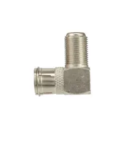 Alternative view of InLine® Adapter F-Quick-Stecker (SAT) auf F-Buchse (SAT), gewinkelt