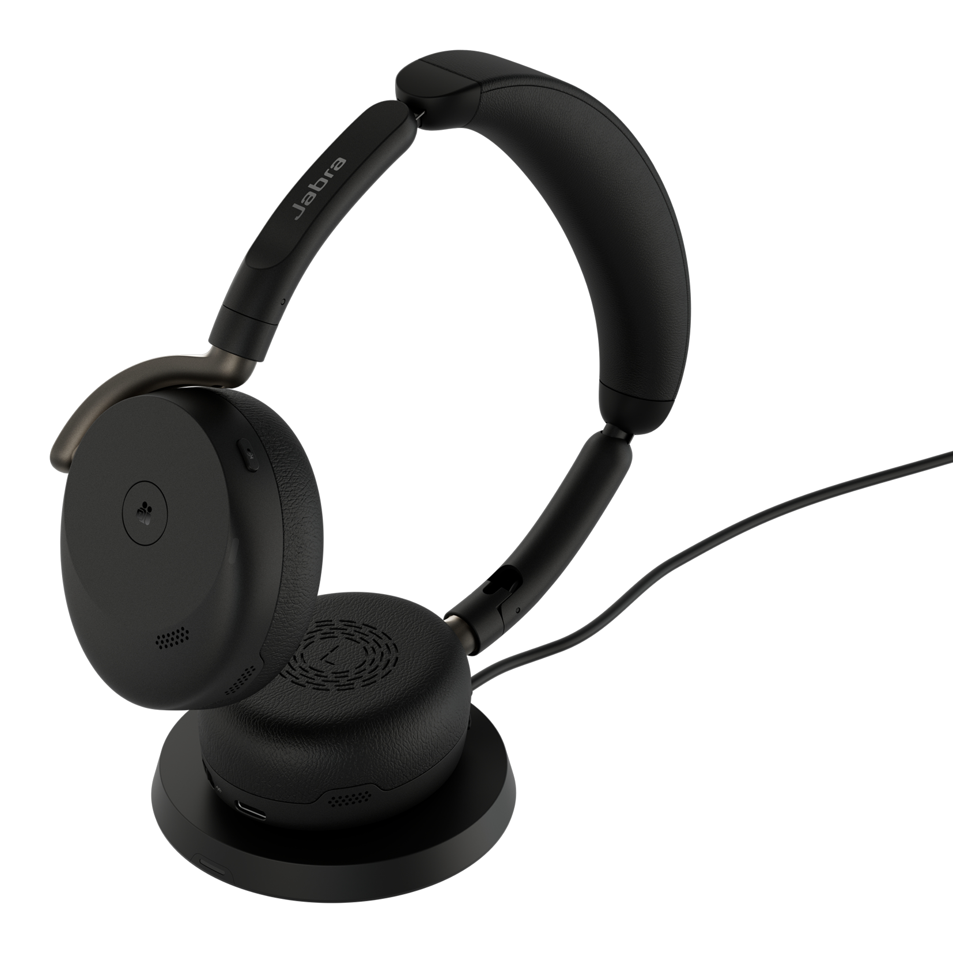 JABRA Evolve3 65 Flex MS, Link390a, Black, WLC Chrg JABRA Evolve3 65 Flex MS, Link390a, Black, WLC Chrg – Bild 2