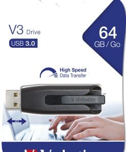 Verbatim V3 - USB 3.0-Stick 64 GB - Schwarz – Bild 4