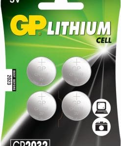 GP Lithium Knopfzelle CR2032 3V 4er Blister