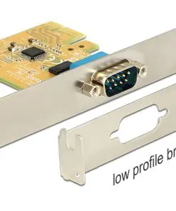 Delock PCIe x1 Seriell 1x + Low profil